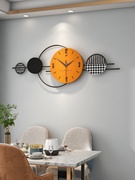 钟表客厅轻奢现代简约时钟挂墙家用餐厅，装饰壁画时尚创意挂钟