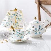 田园小奢华清新英式下午茶具套装欧式骨瓷咖啡杯碟套装陶瓷花茶具