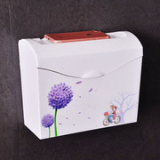 方形防水塑料草纸盒厕所手纸厕纸盒免打孔手纸架箱