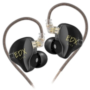 kzedxlite入耳式有线耳机动圈hifi高音质(高音质)发烧重低音线控可换线