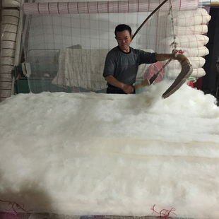 新疆长绒棉花被子手工棉胎棉絮垫被褥子单双人儿童床冬季被芯加厚