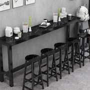 吧台桌家用靠墙小吧台桌w奶茶店吧台桌子高脚桌长条桌咖啡桌