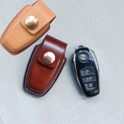 hjkl适用于途锐真皮钥匙包植鞣革手工，全包钥匙套可穿腰带配钥匙链