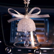 k9水晶铃铛挂件汽车饰品创意，圣诞挂饰风铃，精美车内挂坠女神车饰