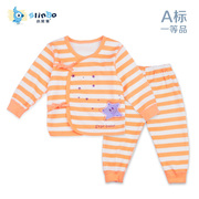 新生婴儿秋衣裤套装纯棉，男宝宝内衣，套装0-3个月女初生绑带和尚服