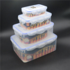 金兴大号四面扣保鲜盒密封盒，塑料食品收纳盒冰箱，冷藏盒微波饭盒
