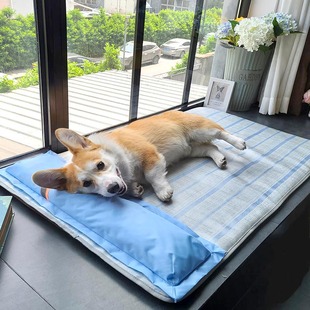 狗狗凉席狗垫子睡觉用宠物地垫，睡垫夏季冰垫猫咪夏天狗窝垫子枕头