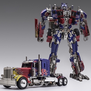 变形玩具超大合金版金刚机器人，卡汽车带车厢g1擎天之柱大黄蜂模型