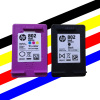 惠众HP Deskjet2050 (CH350D)彩色喷墨打印机用802墨盒墨水黑彩色