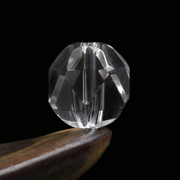 7a天然白水晶(白水晶)切面，散珠子钻石切面，diy水晶饰品配件单颗串珠不规则