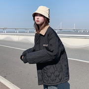 韩系短款羽绒棉衣，棉服女秋冬季外套夹棉小个子，薄款棉袄2023年