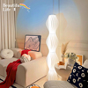 白色草裙落地灯光影设计艺术卧室客厅沙发边氛围灯ins风北欧灯具