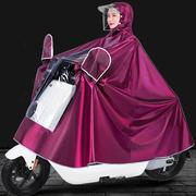 电动车雨衣摩托车雨披，加大加厚单人时尚，面罩雨衣自行车雨衣成人