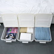 扁平床底收纳箱特大号抽屉式衣服储物盒床下棉被子整理箱塑料