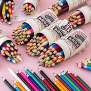 24色彩铅笔48色油性美术，生彩铅画彩色，铅笔儿童彩铅绘图学生用手绘