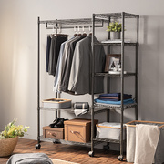 美之高简易(高简易)衣柜领航者，系列现代简约风格全碳钢，组装挂衣架卧室客厅