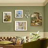 法式装饰画客厅复古挂画欧式餐厅，卧室组合画风景，油画美式玄关轻奢
