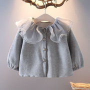 儿童女宝宝春装外套0-4岁女孩，婴儿上衣春秋季3女童洋气公
