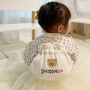 幼儿园宝宝双肩包婴儿可爱斜挎零食包可定制名字diy刺绣福袋背包