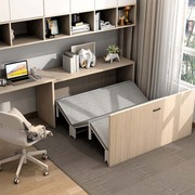 入柜式隐形折叠床转角书桌书房书柜一体多功能小户家用午睡办公室