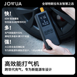Jowua车载无线充气泵便携式快充汽车轮胎打气机自行车篮球多功能