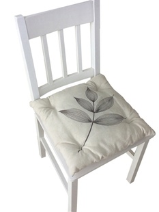 中式刺绣餐椅垫子棉麻，榻榻米坐垫办公室椅子垫加厚秋冬季汽车座垫