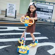 儿童蛙式滑板车剪车，四轮2-8岁宝宝滑滑车小孩玩具童车闪光音乐
