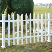 pvc护栏塑钢庭院围栏篱笆，围墙别墅花园栅栏学校，栏杆固定连接立柱