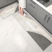 厨房地垫长条吸水吸油门口家用垫子防滑防油可裁剪地毯耐脏脚垫