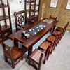老船木茶桌椅组合新中式家具，套装一体实木茶台简约茶几客厅泡茶桌