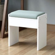 化妆凳美式梳妆台凳子欧式实木，无靠背椅子卧室，现代简约书桌用登小