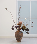 陶瓷花瓶天然枯树枝干花干枝，插花造型干支，新中式简约花艺装饰客厅