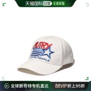 韩国直邮Autry棒球帽男女款白色圆顶时尚可调剂刺绣徽标设计遮阳