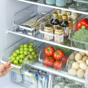 冰箱收纳盒保鲜盒食品级抽屉式家用蔬菜，水果鸡蛋专用厨房整理神器