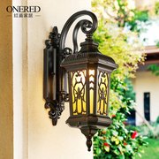 铸登 欧式户外壁灯防水灯具创意别墅花园庭院灯室外大门壁灯复古