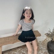 Urban Rabbit韩国童装2024夏季蓬松甜美半身短裙女童