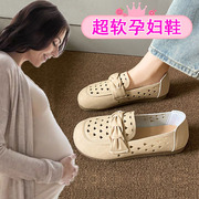 软底孕妇鞋女2024夏季宽胖脚单鞋，两穿一脚蹬，休闲鞋老北京布鞋