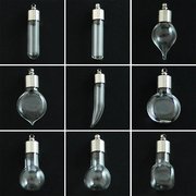 8MM拧丝玻璃瓶吊坠放香水精油瓶许愿瓶挂件DIY项链耳环饰品配件