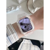 康康的通透透明冰川系列一体式硅胶苹果手表表带适用于iwatch8765