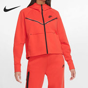 Nike/耐克红粉红玫瑰红女子时尚休闲舒适运动拉链外套CW4299-673