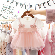 0-1-2-3岁半宝宝夏装连衣裙女童，裙子婴儿公主，衣服洋气可爱6个月9