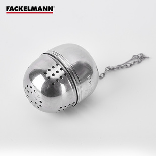德国fackelmann法克曼304不锈钢茶球滤茶器茶漏泡茶器过滤网茶具