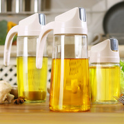 厨房透明玻璃油瓶防漏油壶，大号调料酱油醋壶，家用料酒食用油香油罐