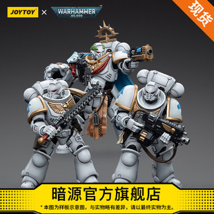 JOYTOY暗源战锤40K星际战士白色执政官三人组1：18可动兵人模玩