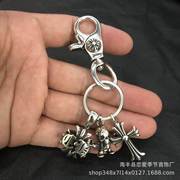 克罗伈包包拉链钥匙扣配件骰子骷髅，挂件扣头弹簧龙虾头锁扣s925标