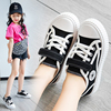 儿童帆布鞋2024春秋季女童韩版休闲透气软底，布鞋男童低帮单鞋