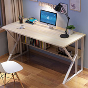 创意电脑桌台式家用简约经济型现代单人钢木办公桌，简易学习桌书桌