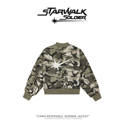 STARWALK SOLDIER 双面迷彩飞行员夹克男女潮休闲薄棉服外套