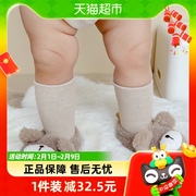 婴儿脚套新生儿鞋子宝宝棉鞋保暖鞋袜秋冬儿童袜套0-1岁外出棉袜