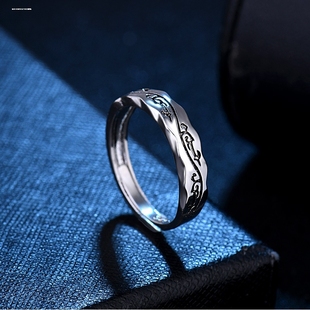 创意男士戒指个性，霸气钛钢食指指环，饰品戒指单身尾戒小指